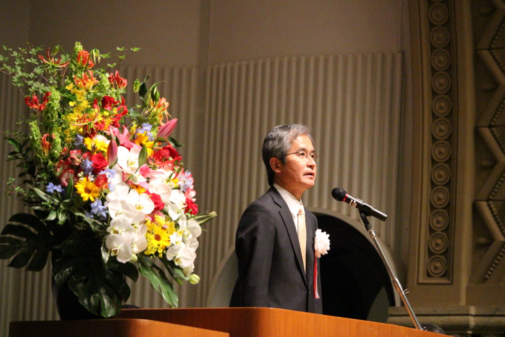 蓼沼宏一学長