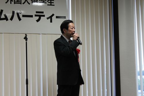 photo: Congratulatory remarks by Mr. Touzou Seki (Josuikai)