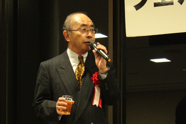 photo: Toast speech by Mr. Enji Okada (Josuikai)