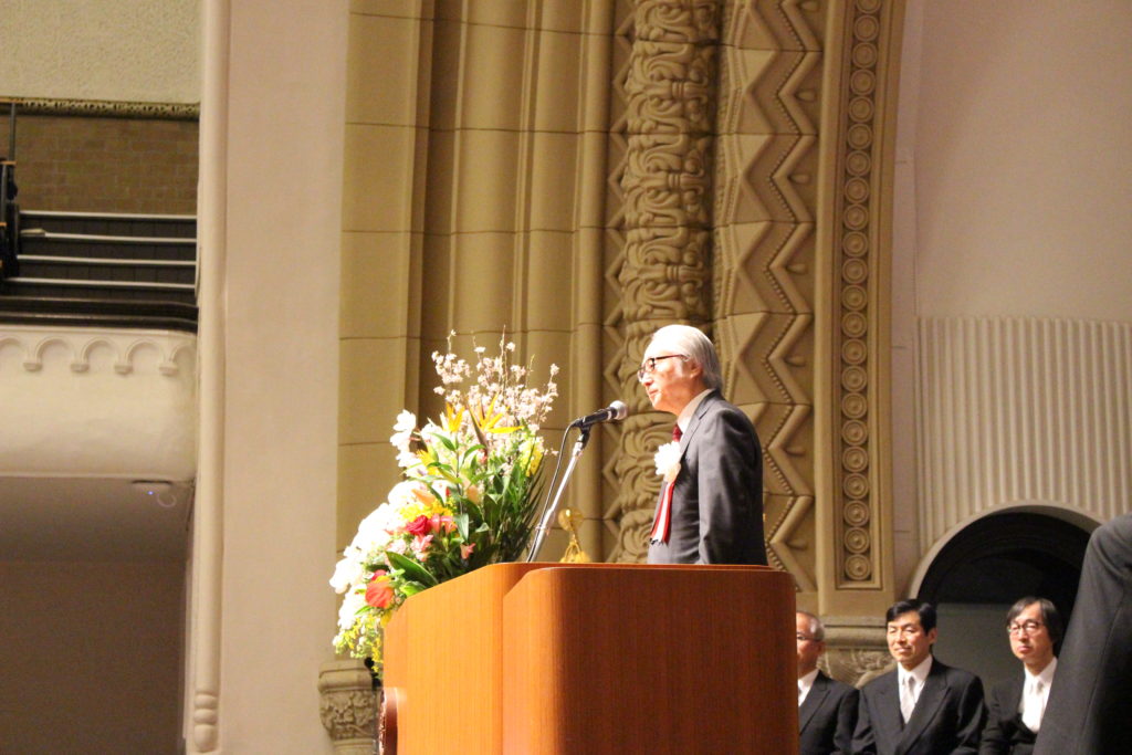 Congratulatory address by Masatsugu Nagato, President & CEO, Director and Representative Executive Officer, JAPAN POST HOLDINGS Co., Ltd.