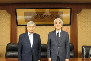 Governor Kuroda and President Nakano