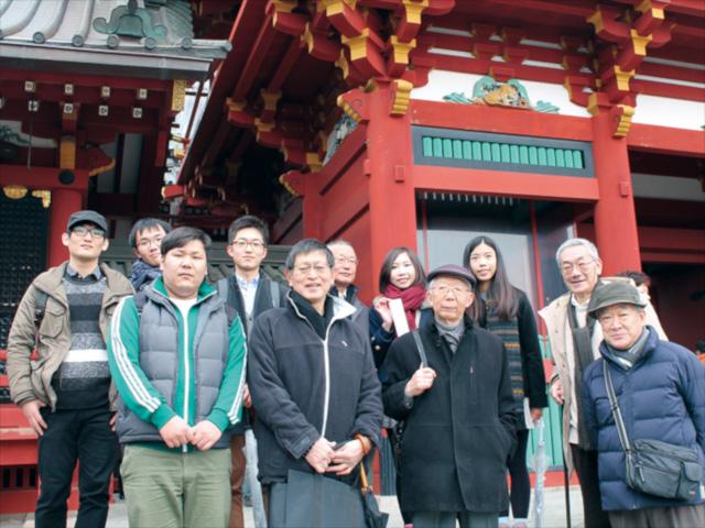 留学生招待鎌倉ツアーの様子1