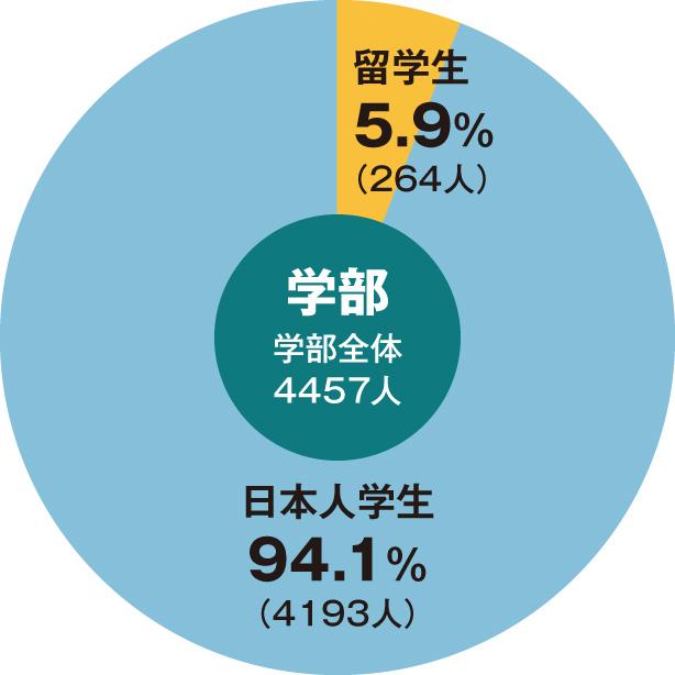 円グラフ（学部）