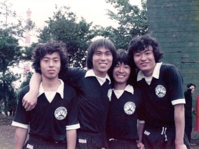 ホッケー部の友人と3人で