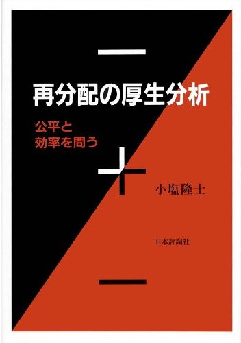 再分配の厚生分析 : 公平と効率を問う