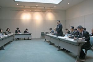 記者懇談会