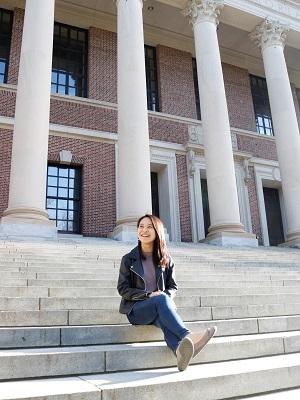 写真：留学中の様子（室田 茉悠花さん）