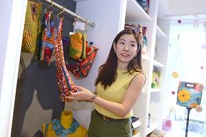 インタビュー中の様子
