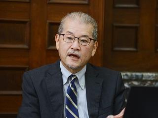 画像：インタビュー中の齋藤 雅弘氏 1