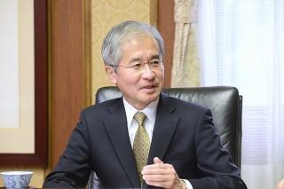 画像：蓼沼学長