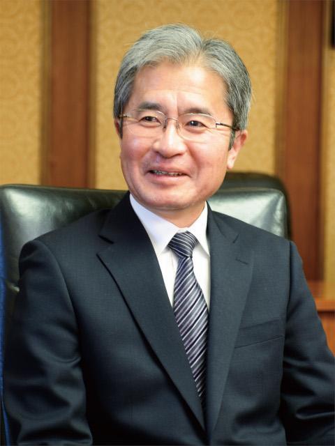 対談中の蓼沼学長